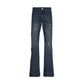 Blue Retro Sexy Low Waist Flare Jeans