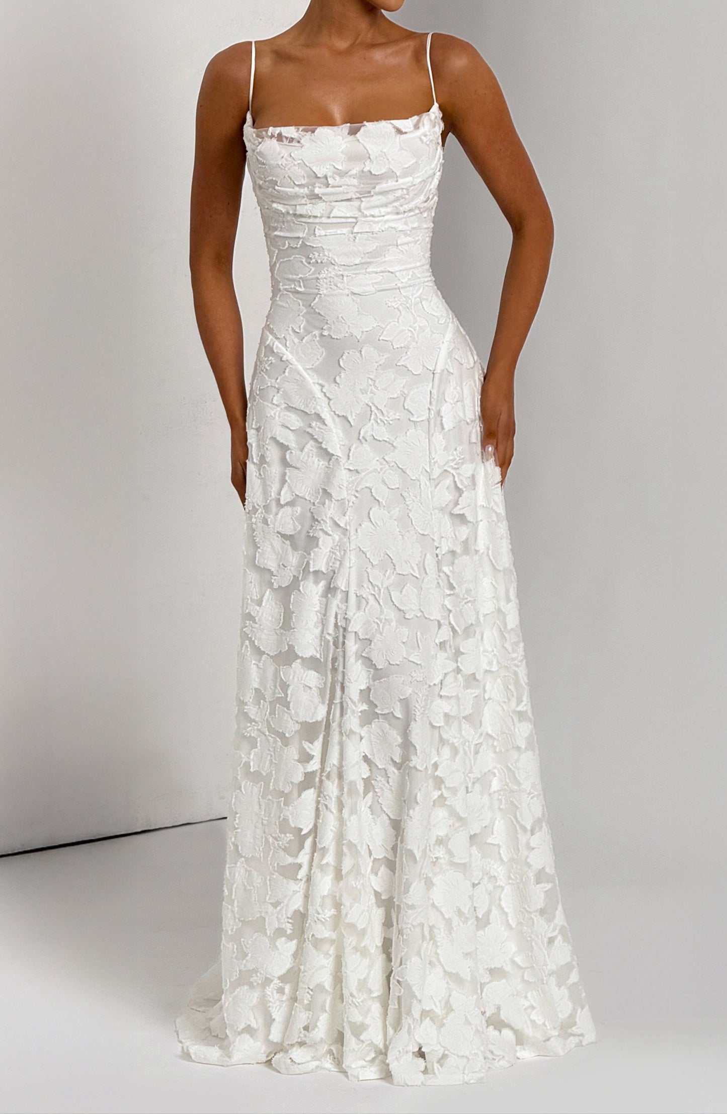 Ariana Maxi Dress – Ivory