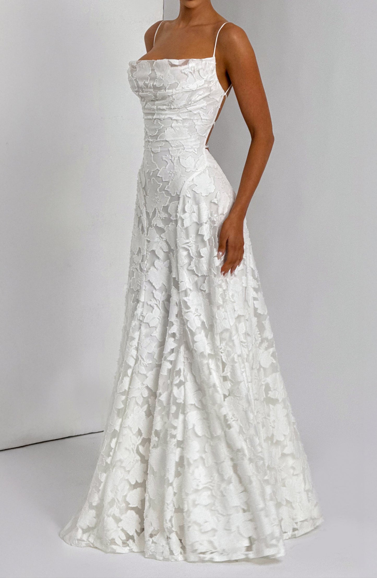 Ariana Maxi Dress – Ivory