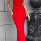 Adelina Maxi Dress - Red 