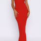 Nahia Maxi Dress Red
