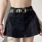 Vintage Mini Skirt with Lined Cargo Pockets