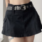 Vintage Mini Skirt with Lined Cargo Pockets