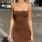 Y2K bodycon slip mini dress