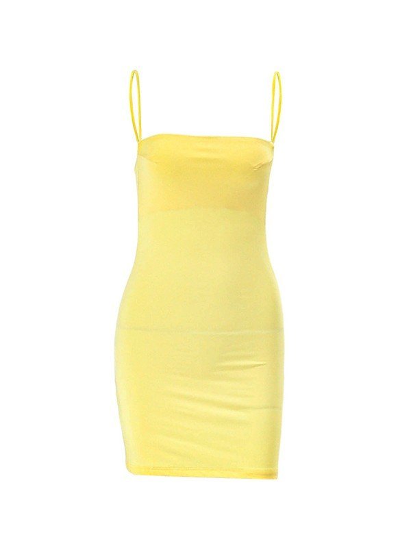 Y2K bodycon slip mini dress