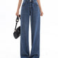 High-waisted, high-waisted air jeans