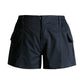 Navy Blue Vintage Micro Cargo Shorts with Pockets