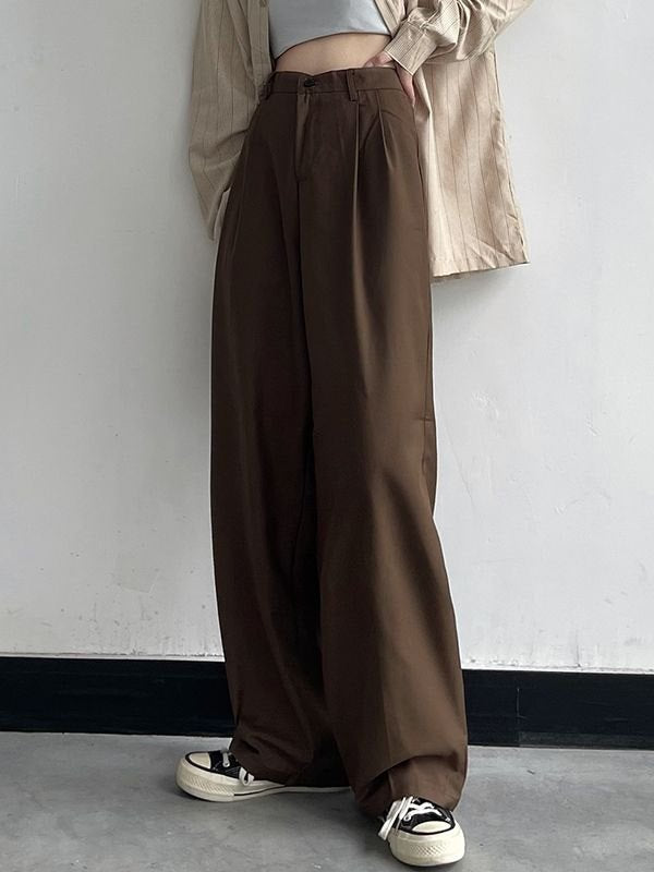 Classic Casual Straight Fit Tailored Pants