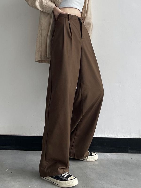 Classic Casual Straight Fit Tailored Pants