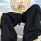 Men's baggy cargo pants with strap detail and pocket