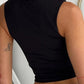 Black Classic Basic Crop Tank Top