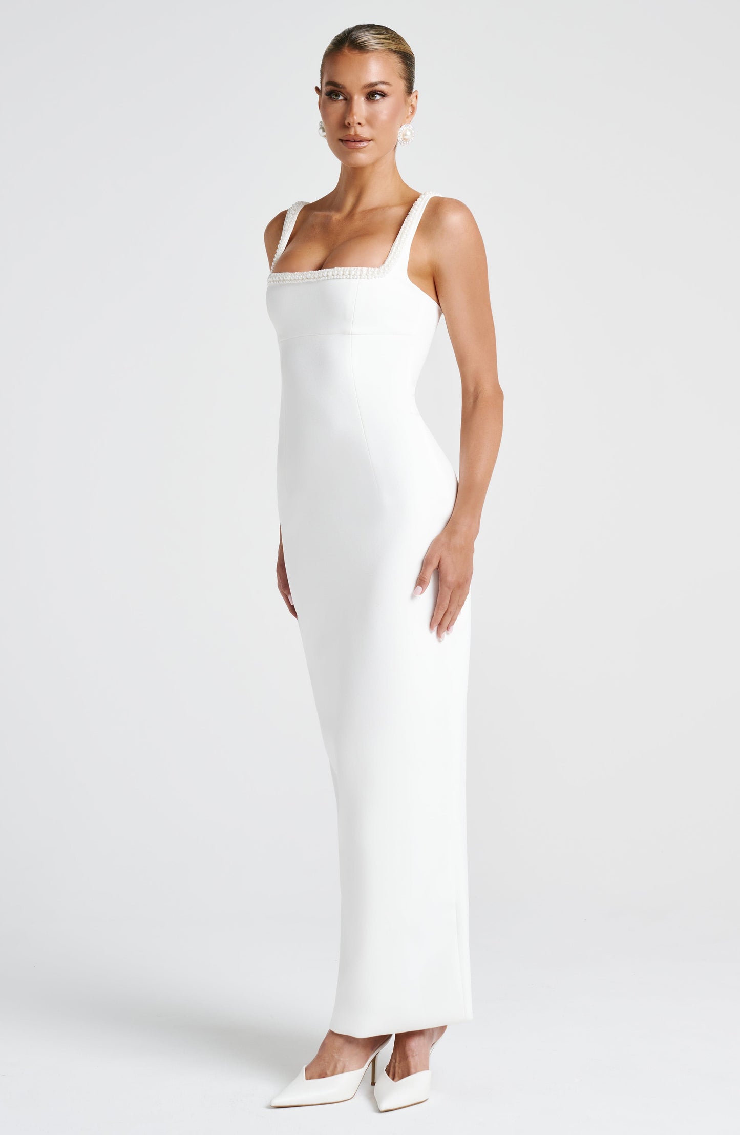 Allison Midaxi Dress - Ivory