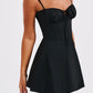 Elvera Mini Dress – Black