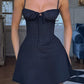 Elvera Mini Dress – Black