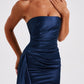 Abril Mini Dress - Navy Blue