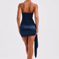 Gala Mini Dress - Navy Blue