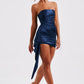 Gala Mini Dress - Navy Blue