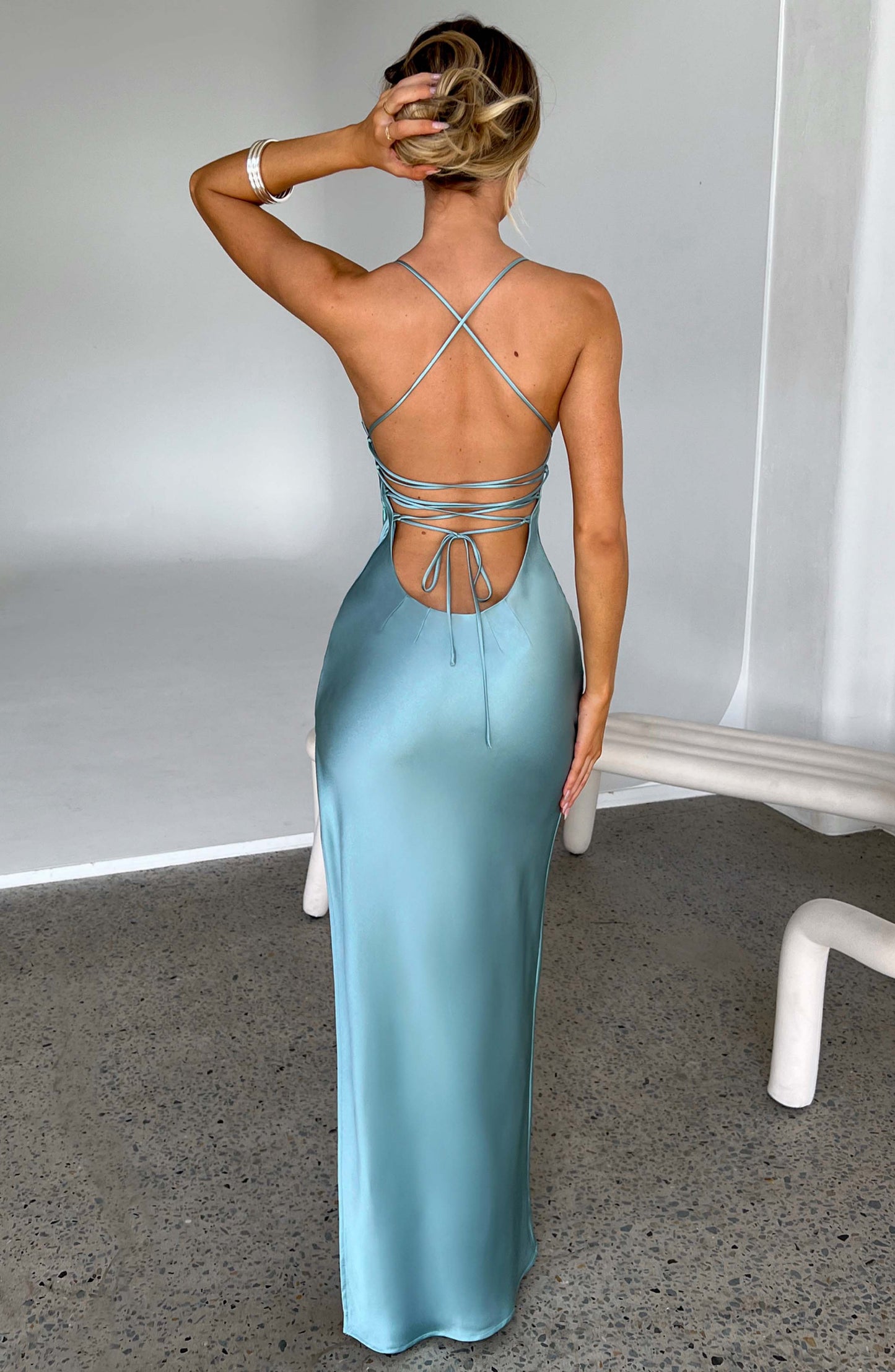 Olivia Maxi Dress - Turquoise