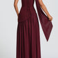 Natale Maxi Dress – Cherry Lacquer