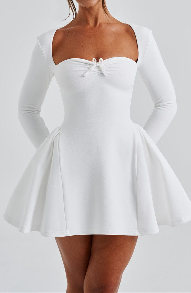 Melissa Mini Dress - Ivory