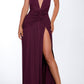 Concetta maxi dress – cherry lacquer 