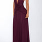 Concetta maxi dress – cherry lacquer 