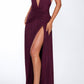 Concetta maxi dress – cherry lacquer 