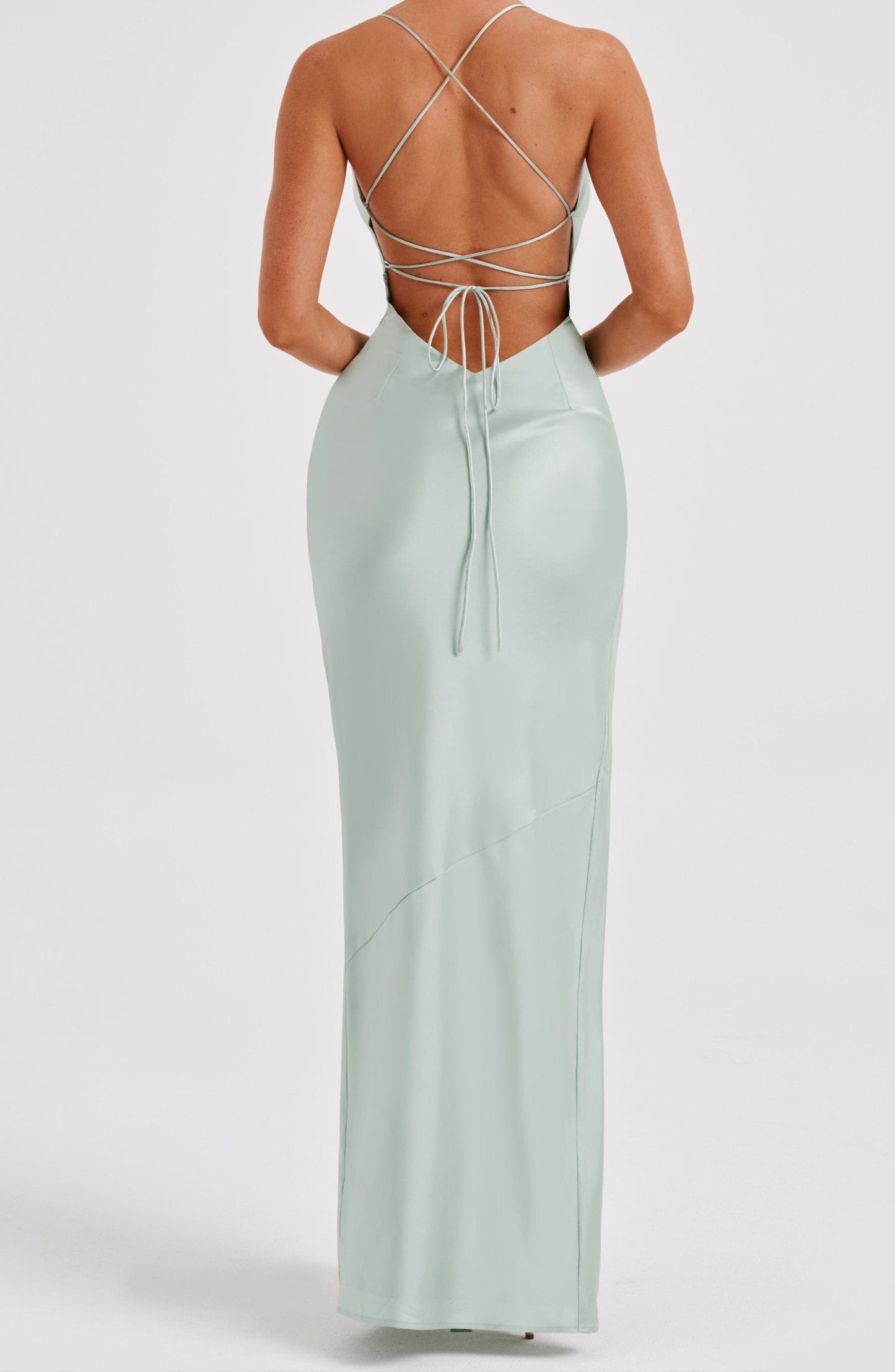Vivia Maxi Dress – Sage Green 