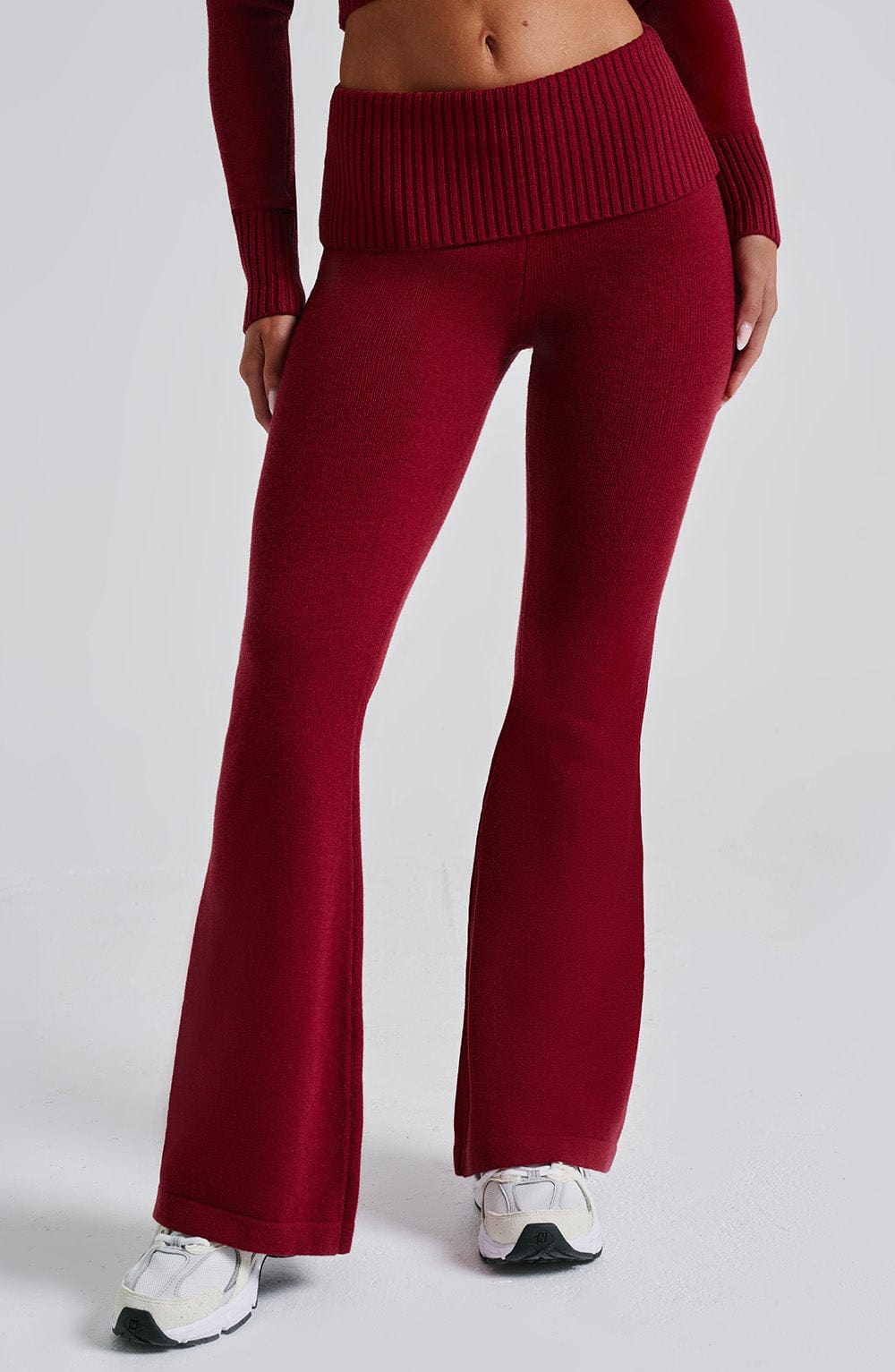 Siena knitted trousers - red 