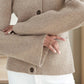 Vintage Button Front Flared Sleeve Cardigan Sweater