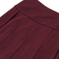 Burgundy Vintage Off Shoulder Button Top &amp; Mini Skirt Set