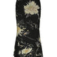 Vintage Floral Print Low Waist Maxi Skirt