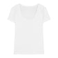 Solid Color Classic Scoop Neck Short Sleeve Top