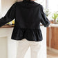 Vintage Ruffle Lapel Collar Long Sleeve Shirt