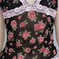 French Rose Pattern Lace Patchwork Cami Top