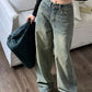 Vintage baggy boyfriend jeans with faded effect