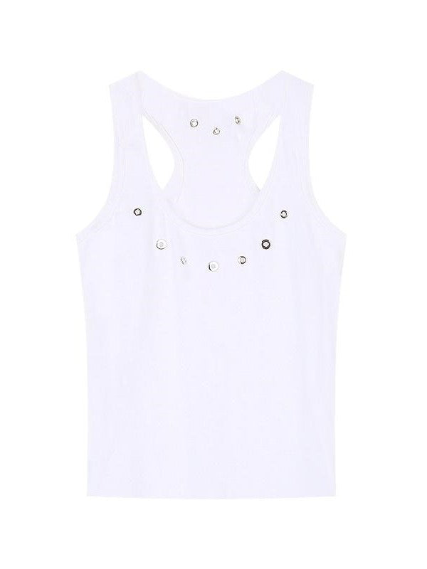 Y2K Knit Cutout Tank Top