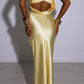 Idalia maxi dress lemon yellow 