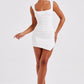 Paola mini dress-ivory