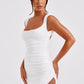 Paola mini dress-ivory