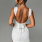 Paola mini dress-ivory