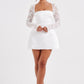 Clara Mini Dress - Ivory