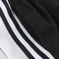 Black Classic Baggy Sweatpants with Side Stripes