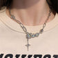 y2k star cross butterfly heart set pendant / y2k star cross butterfly heart set pendant