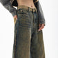Boyfriend jeans with a classic vintage wash