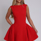 Salome Mini Dress - Red
