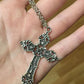 Vintage Punk Baroque Cross Necklace