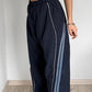 Striped Vintage Retro Sporty Baggy Sweatpants
