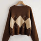 Vintage argyle sweater