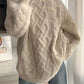 Oversized cable knit jumper